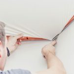 Установка натяжных потолков